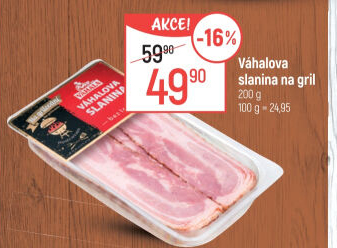 Slanina Váhalova na grilování Váhala