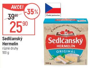 Sýr Hermelín Sedlčanský