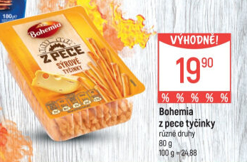 Tyčinky Z pece Bohemia Chips