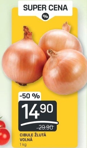 Cibule kuchyňská žlutá
