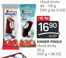 Dezert Pinguí Kinder