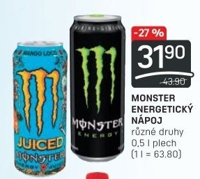 Energetický nápoj Monster Energy