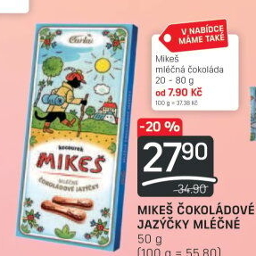 Jazýčky čokoládové Carla