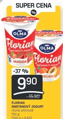 Jogurt smetanový Florian Olma