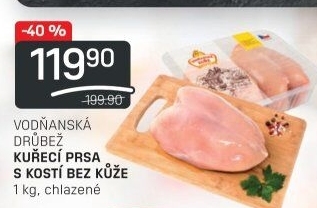 Kuřecí prsa s kostí Vodňanské kuře