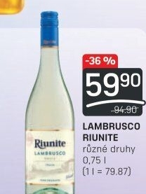 Lambrusco Riunite