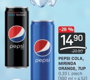 Limonáda Pepsi