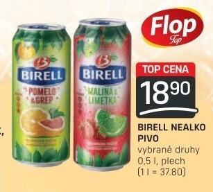 Nealkoholické pivo ochucené Birell