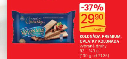 Oplatky Kolonáda Opavia