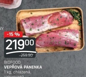 Panenka vepřová Bidfood