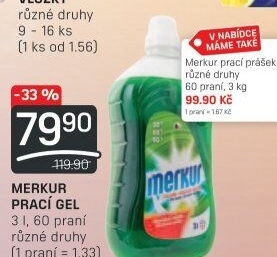 Prací gel Merkur