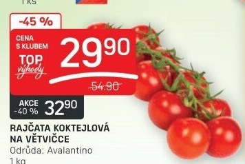 Rajčata koktejlová