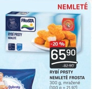 Rybí prsty nemleté mražené Frosta