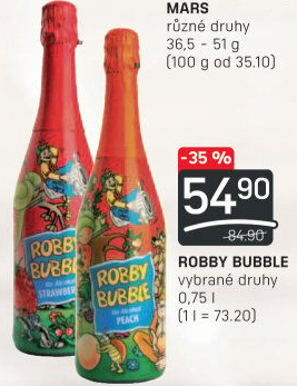 Sekt nealkoholický dětský Robby Bubble