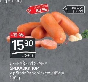 Špekáčky Top Sláma