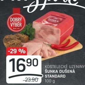 Šunka dušená standard Dobrý Výběr