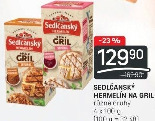 Sýr Hermelín na gril Sedlčanský