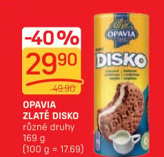 Zlaté sušenky Disko Opavia