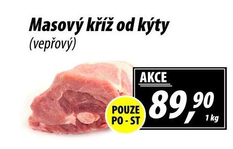 Masový kříž od kýty vepřový