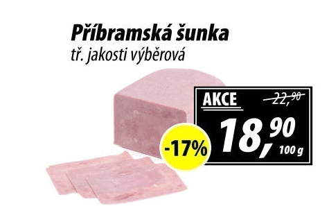 Šunka výběrová příbramská