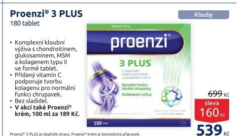 Doplněk stravy na klouby 3+ Proenzi