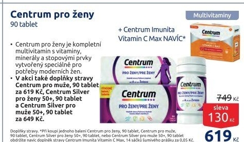 Doplněk stravy pro ženy Centrum