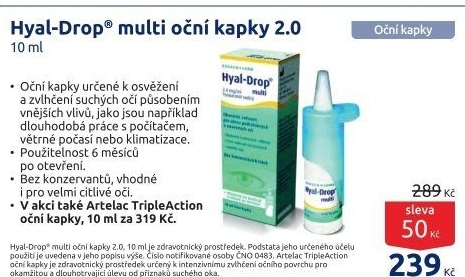 Kapky oční Multi Hyal-Drop