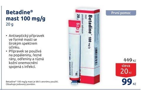 Mast dezinfekční Betadine