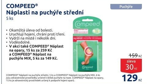 Náplast na puchýře Compeed