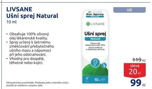 Ušní sprej Livsane