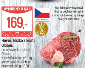 Hovězí kližka s kostí Globus