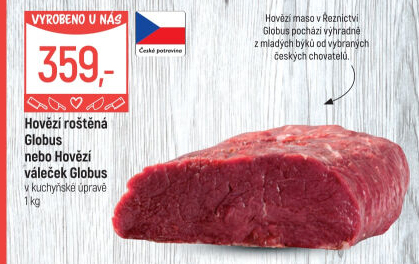 Hovězí roštěná Globus