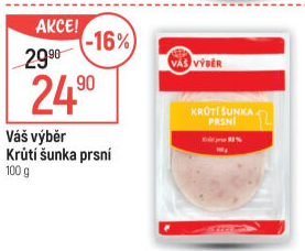 Krůtí prsní šunka Váš Výběr