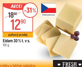 Sýr Eidam 30%