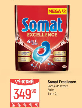 Tablety do myčky Excellence Somat