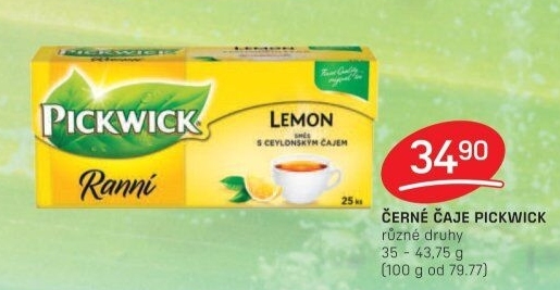 Čaj černý Pickwick