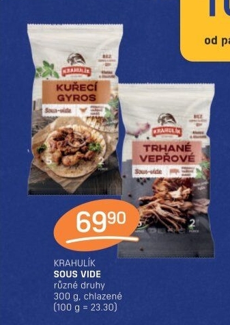 Hotová jídla Sous vide Krahulík