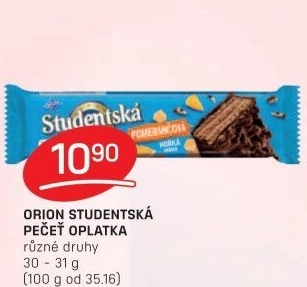 Oplatka Studentská pečeť Orion