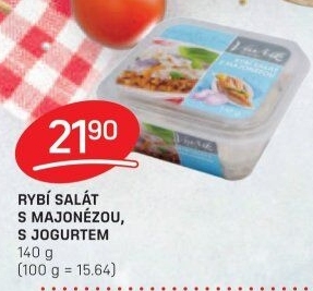 Rybí salát s majonézou Lahůdky Vavřík