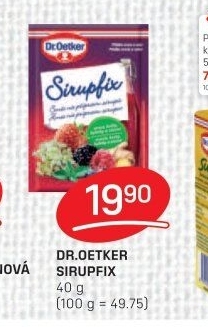 Sirupfix Dr. Oetker
