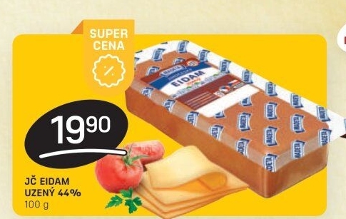 Sýr Eidam uzený 44% Jihočeský Madeta