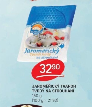 Tvaroh na strouhání Jaroměřický