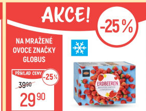 Jahody mražené Globus