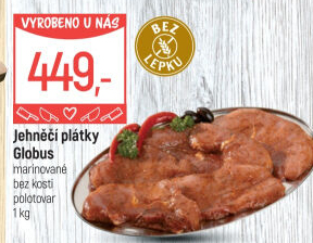 Jehněčí plátky marinované Globus