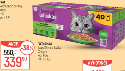 Kapsičky pro kočky Whiskas
