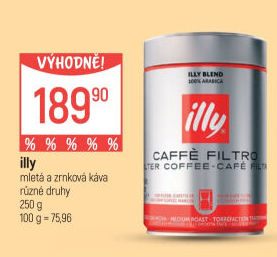 Mletá káva Espresso Illy