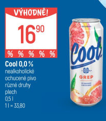 Nealkoholické pivo ochucené Staropramen Cool
