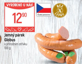 Párky jemné Globus
