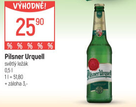 Pivo Pilsner Urquell