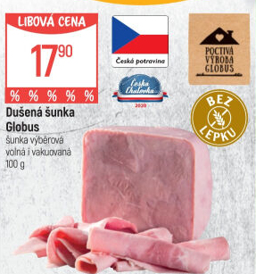 Šunka dušená výběrová Globus